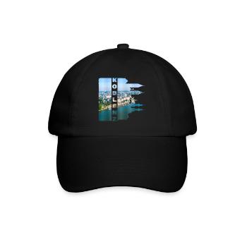 Koblenz Germany City Skyline Home Love - Baseball Cap - black/black - Front