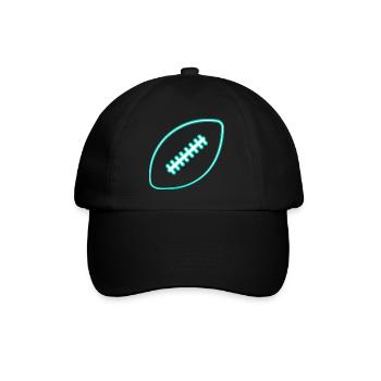 Joueur de football américain - Casquette classique - noir/noir - Devant