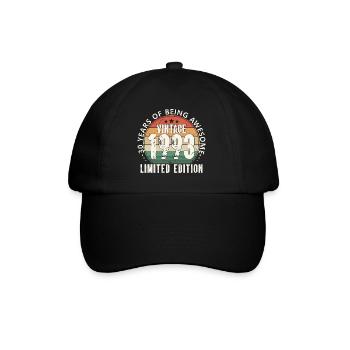 30e anniversaire 30 ans 1993 né - Casquette classique - noir/noir - Devant