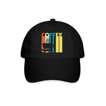 Coffee | coffee cup, latte, espresso, cappuccino - Baseball Cap - black/black - Front