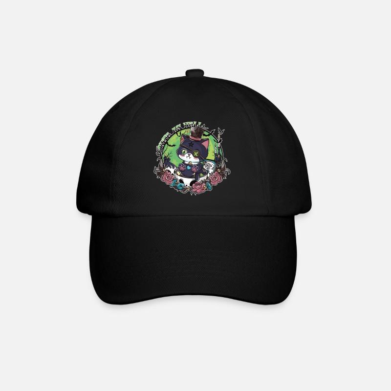 Das Erwachen von Catleman Jack - Baseballkappe - Schwarz/Schwarz