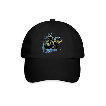 Rider Horse colorful - Baseball Cap - black/black - Front