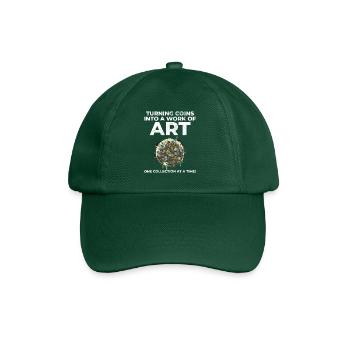 Numismatique de collection de pièces de monnaie - Casquette classique - vert bouteille - Devant