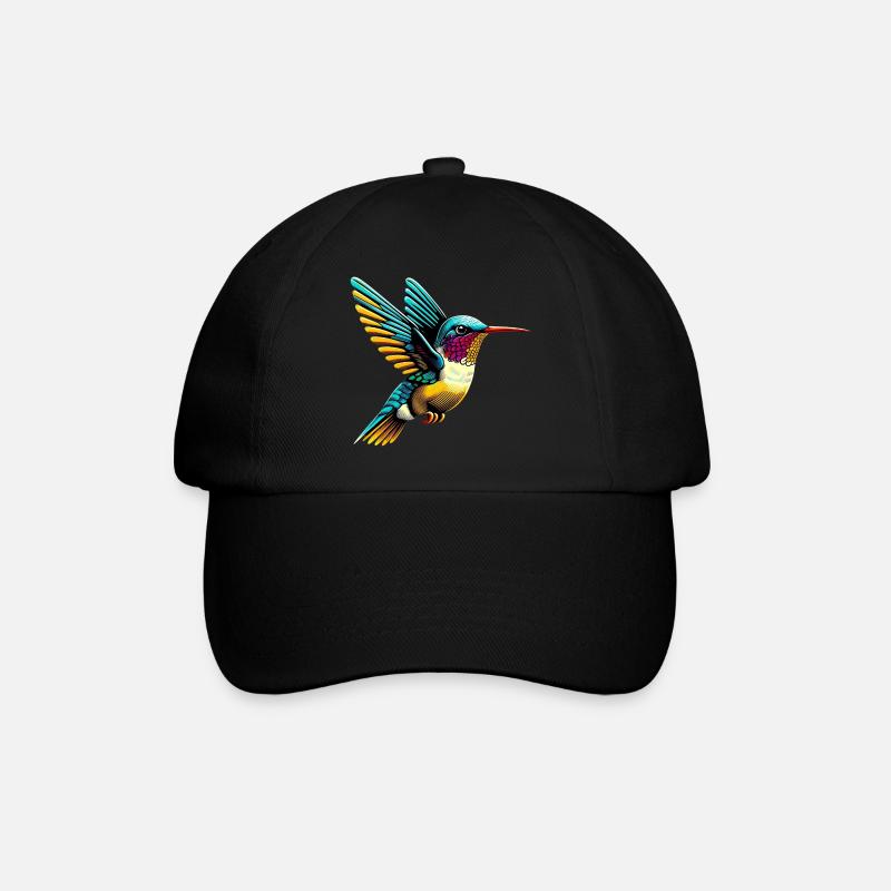 Kolibri - Baseballkappe - Schwarz/Schwarz