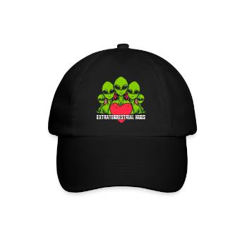 Alien, ovni, soucoupe volante - Casquette classique - noir/noir - Devant