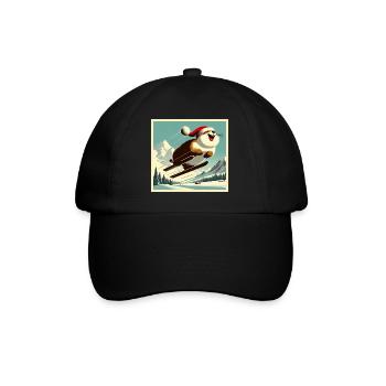 Marmotte Ski Vintage - Casquette classique - noir/noir - Devant