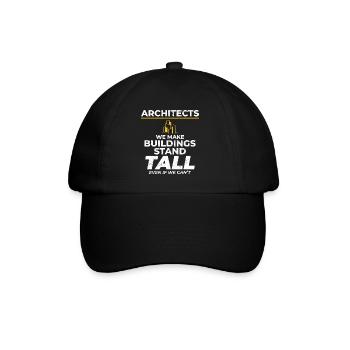 Architectes Humour Hauteurs Construction Drôle - Casquette classique - noir/noir - Devant