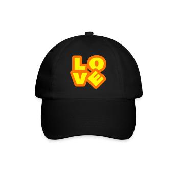 AMOUR - Casquette classique - noir/noir - Devant