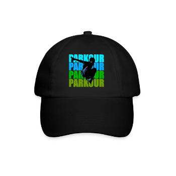 Parkour - Baseball Cap - black/black - Front
