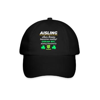 Nom de fille irlandaise Aisling Dreamy Reality pour Dreamer - Casquette classique - noir/noir - Devant