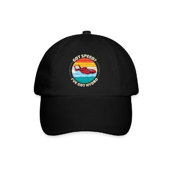 Hydro-Speed Racing : Humour palpitant en hydroplane - Casquette classique - noir/noir - Devant