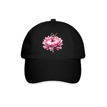 Ballet dancer with tutu - Baseball Cap - black/black - Front