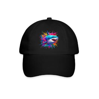 Hai - Baseballkappe - Schwarz/Schwarz - Vorne
