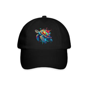 Tortue - Casquette classique - noir/noir - Devant