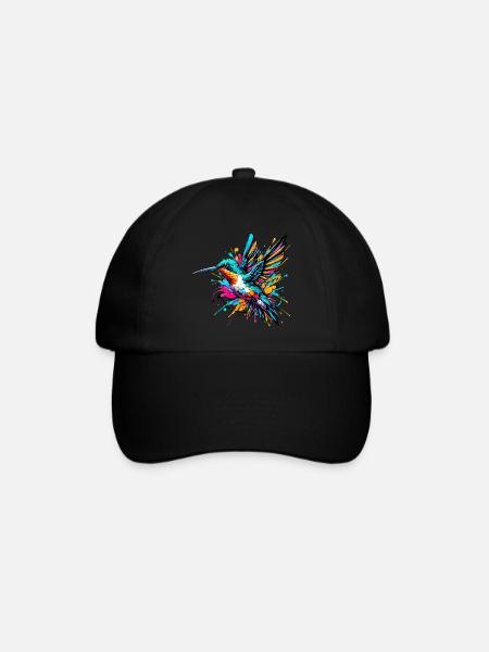 Kolibri - Baseballkappe - Schwarz/Schwarz