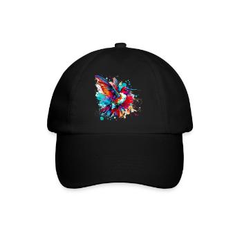 Kolibri - Baseballkappe - Schwarz/Schwarz - Vorne