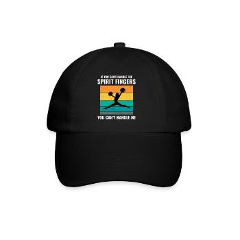 Pom-pom girl Cheerleading Girl Cheering Cheer Squad - Casquette classique - noir/noir - Devant