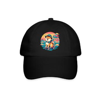 Shiba Inu - Baseball Cap - black/black - Front