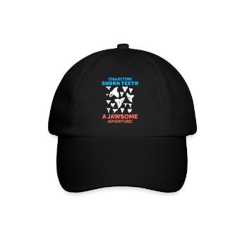 Collectionneur de dents de requin Chasse aux fossiles Paléontologie - Casquette classique - noir/noir - Devant