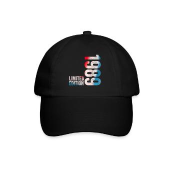 Geburtstagsgeschenk 1989 Limitierte Auflage 1989 - Baseballkappe - Schwarz/Schwarz - Vorne