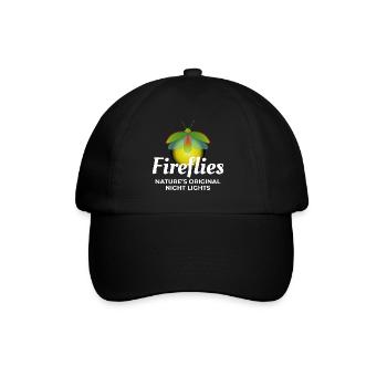 Fireflies Firefly Lightning Bug Insect Collector - Baseball Cap - black/black - Front