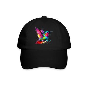 Kolibri - Baseballkappe - Schwarz/Schwarz - Vorne