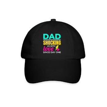 Electrician Electrical Technician Valentines Day - Baseball Cap - black/black - Front