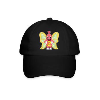 Butterfly Hot Dog - Baseball Cap - black/black - Front