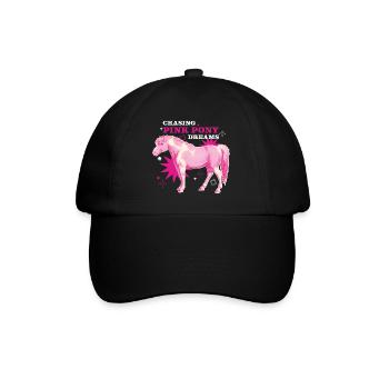 Pink Pony Dreams – Manège magique - Casquette classique - noir/noir - Devant