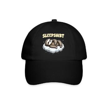 Sloth Sleepshirt Chilling Morning Grouch - Baseball Cap - black/black - Front