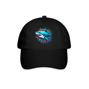 Requin - Casquette classique - noir/noir - Devant