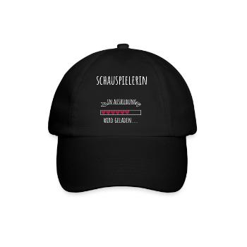 Schauspiel Studium Beruf Ausbildung Schauspielerin - Baseballkappe - Schwarz/Schwarz - Vorne