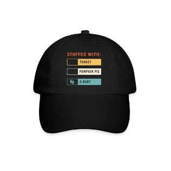 Thanksgiving Gender Reveal Future Maman - Casquette classique - noir/noir - Devant
