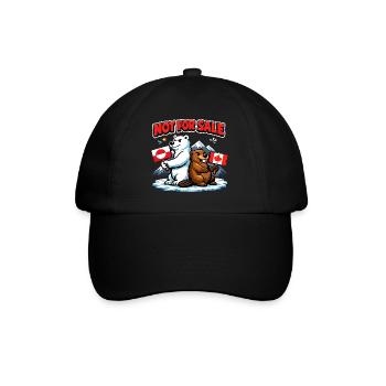 Groenland Non à vendre Politique drôle - Casquette classique - noir/noir - Devant