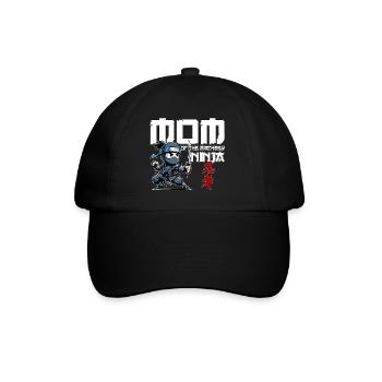 Maman de l’anniversaire Ninja Anniversaire Drôle - Casquette classique - noir/noir - Devant