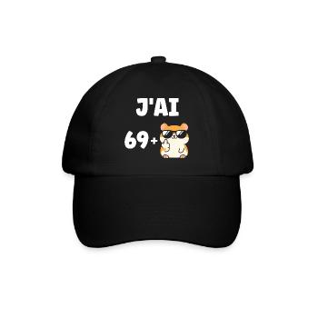 69 - Casquette classique - noir/noir - Devant