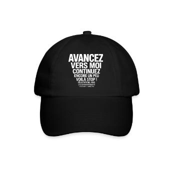 T-shirt Ping Pong Humour Cadeau  - Casquette classique - noir/noir - Devant
