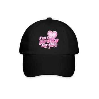 Pretty Ladies - Baseball Cap - black/black - Front