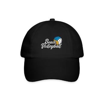 Beach-volley - Casquette classique - noir/noir - Devant