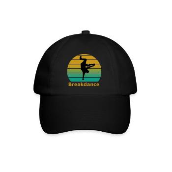 Breakdance - Baseball Cap - black/black - Front