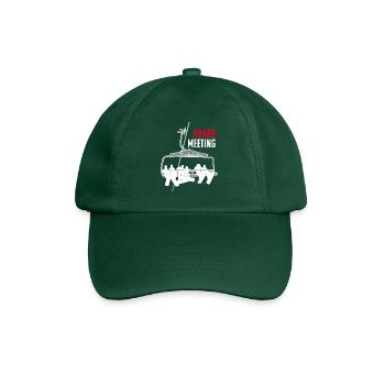 Board Meeting Snowboarding Outfit Apres Ski Party - Baseball Cap - bottle green - Front