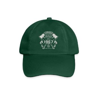 Legendärer Holzfäller Geboren 1967 Geschenk - Baseballkappe - Flaschengrün - Vorne