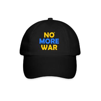 No more war - Baseball Cap - black/black - Front