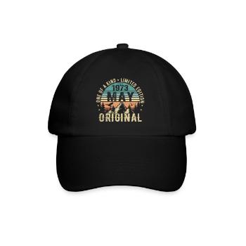 Légendes Mai 1973 Anniversaire Millésime Mai 1973 - Casquette classique - noir/noir - Devant