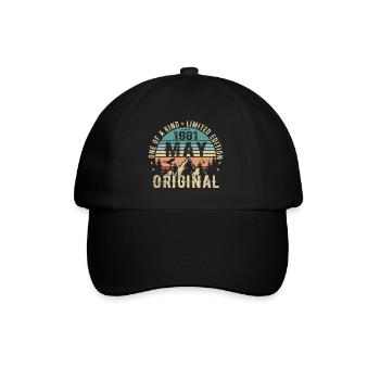 Légendes Mai 1981 Anniversaire Millésime Mai 1981 - Casquette classique - noir/noir - Devant