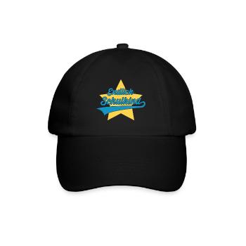 EINSCHULUNG SCHULE ENDLICH SCHULKIND - Baseballkappe - Schwarz/Schwarz - Vorne