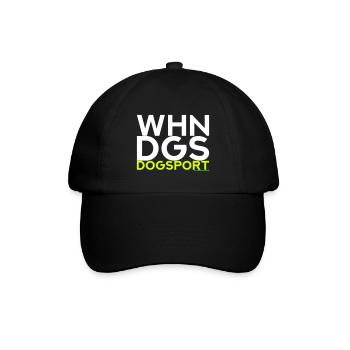 WHNDGS Hundesport Agility Idée cadeau de marque - Casquette classique - noir/noir - Devant