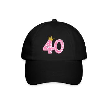 40 Krone 40e anniversaire 40 ans - Casquette classique - noir/noir - Devant