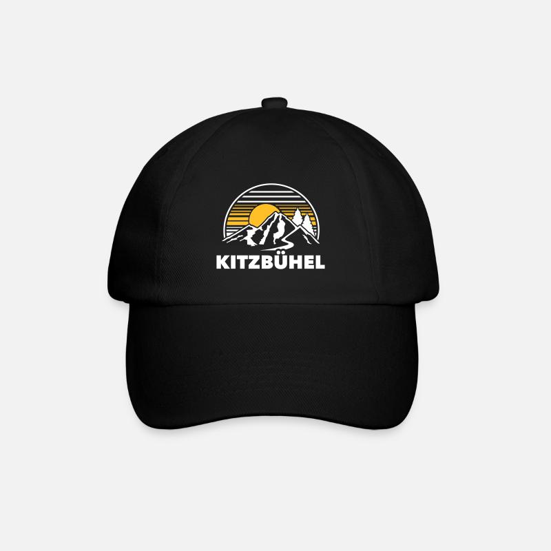 Kitzbühel - Baseballkappe - Schwarz/Schwarz
