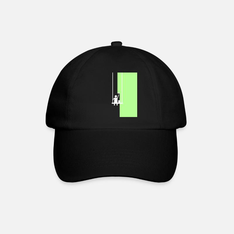 Der Maler - Baseballkappe - Schwarz/Schwarz
